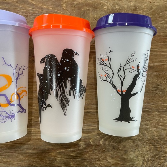 New Starbucks Glow in the Dark Halloween Hot Cups (6-Pack) 16oz each - Picture 7 of 7